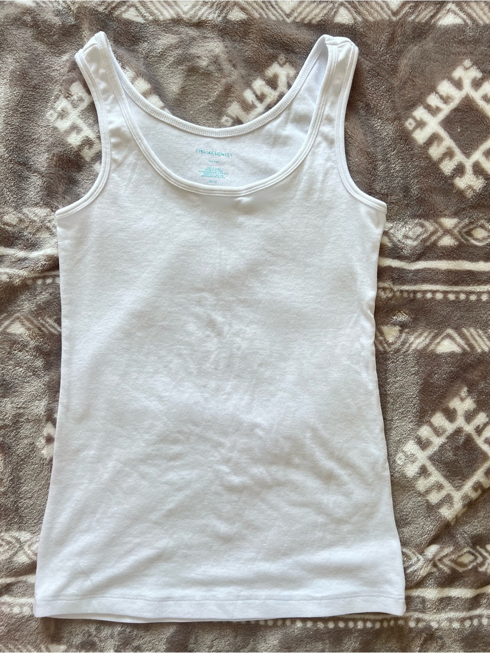 Girls' White Tank Top - Classic Cotton Tank